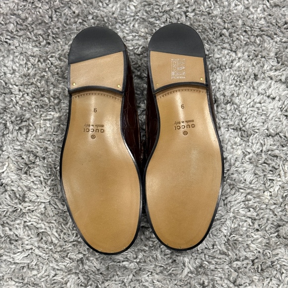 NEW Men’s Gucci Crocodile Loafers sz 10 - Picture 3 of 6